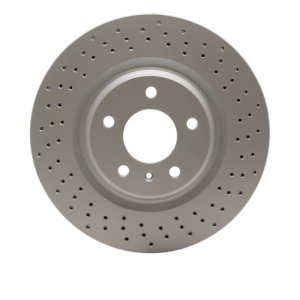 Pontiac Grand Prix Brake Rotor (1) - Front - R1 Concepts - GeoSPEC Coated Rotor - Drilled - `05-`08